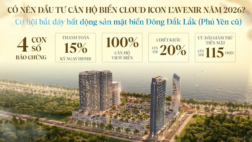 Có nên đầu tư căn hộ biển Cloud Icon L’Avenir năm 2026? 