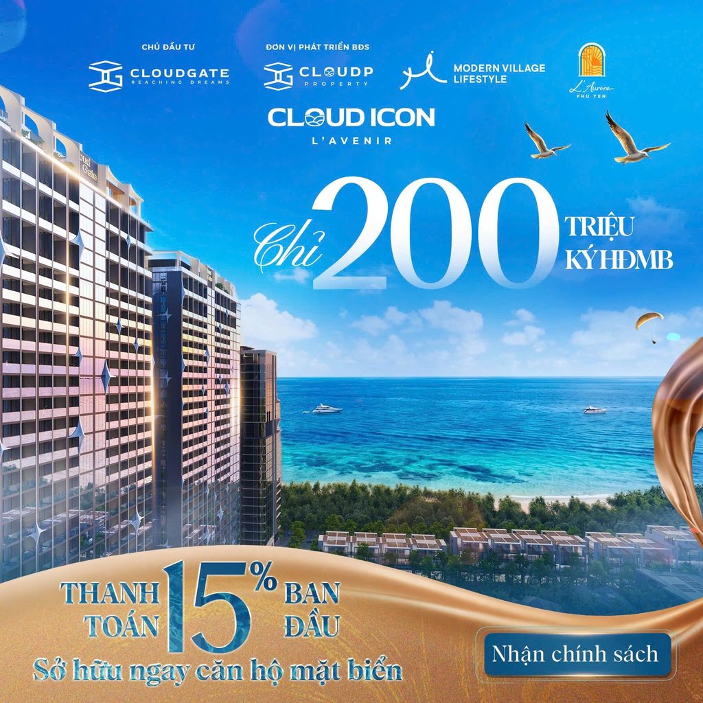 Chính sách thanh toán Cloud Icon L’Avenir chỉ 15% ký hợp đồng mua bán